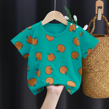 Kids Cotton Graphic Tee | Summer Unisex T-Shirt for Babies and Toddlers
