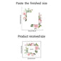 Green Leaves Plant Wall Stickers | Self-Adhesive Tropical Switch Decals for Home Decor