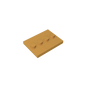 Gobricks GDS-980 Tile, Modified 3 x 4 with 4 Studs in Center | Compatible Building Block for DIY and MOC