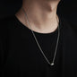 Stainless Steel Personalized Cylindrical Small Waist Necklace Simple And Casual Style Collarbone Chain Versatile Accessories