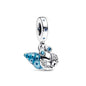 European Summer Blue Series Turtle Flower Pendant Fit S925 European 925 Sterling Silver Bracelet Bangles Necklace