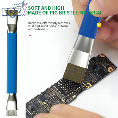 ESD Safe Double Headed Anti-Static Brush | Circuit Board Cleaning Tool
