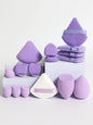 Cat Powder Cotton Candy 16-Piece Makeup Sponge Set | Soft Polyurethane Cosmetic Puffs