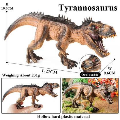 Oenux Jurassic Dinosaurs Action Figures Set | 5 Realistic PVC Models Collection Toy