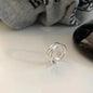 VENTFILLE 925 Sterling Silver Geometric Multilayer Round Bead Ring | Fashion Punk Temperament Jewelry