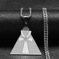 Stainless Steel Ankh Cross Pendant Necklace | Gothic Symbol of Life Jewelry