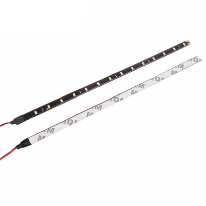 2X 30cm Car LED Strip Lights DRL | Flexible Ambient Decorative Atmosphere Lamp for 12V Vehicles