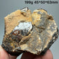 Natural Dark Brown Andradite Garnet Cluster Raw Crystal Mineral Specimen Calcite Matrix Healing Stone Home Decoration