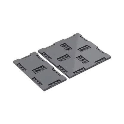 City Road Street Baseplate Building Blocks | Pedestrian Crossing Base Compatible with Major Brands
