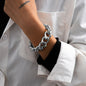 Hip Hop Thick Link Chain Bracelet Women's CCB Material
