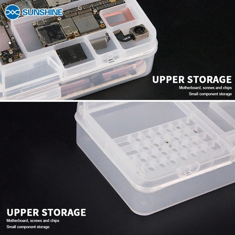 SUNSHINE SS-001A Multi Functional Phone Repair Storage Box | Mobile Repair Parts Organizer