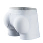 Mesh Mens Padded Underwear Men's Sexy Fashion Ice Silk Mesh Breathable Soft Comfortable Butt Lift Boxer Briefs Underwear