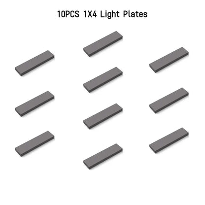 City Road Street Baseplate Building Blocks | Pedestrian Crossing Base Compatible with Major Brands