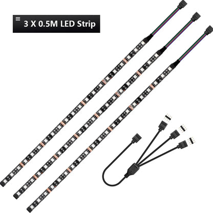 12V RGB 4pin LED Strip Light for PC Case | Motherboard Sync Decor