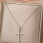 Stainless steel necklace cross pendant hip-hop street fashion trendy men and women fashion jewelry party outing play collocation