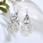 Floating Earrings Valentine's Day Love Pendant Earrings Elegant Long Women's Floating Hook Earrings Exaggerated Metal Pendant