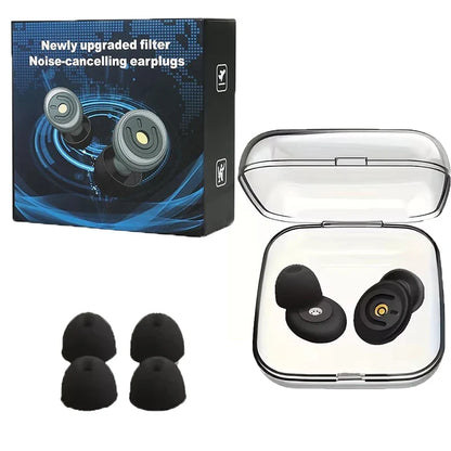 Silicone Ear Plugs for Noise Reduction | Reusable Sleeping Earplugs