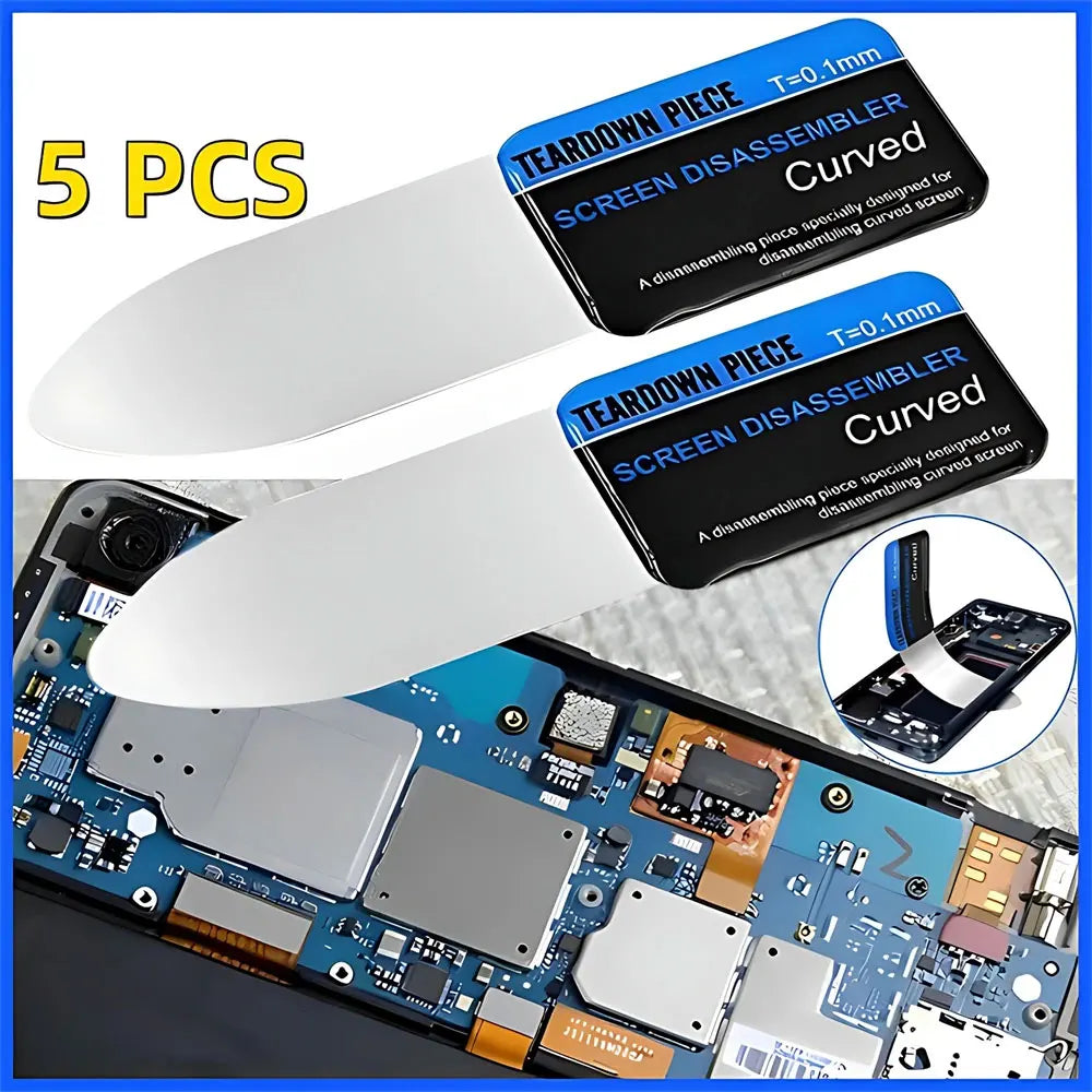 Ultra Thin Phone Opening Pry Tools | Curved LCD Spudger Set