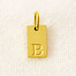 SUNIBI Alphabet Charm Pendant for Necklaces Stainless Steel Jewelry DIY Engraved Lettering Accessories Women's Fashion Jewelry