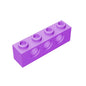 Gobricks GDS-625 Technical Brick 1x4 3-Hole | Compatible with Lego 3701