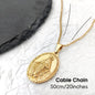 Hot Sale Virgin Mary Pendant Necklace - 18K Gold Plated & 316L Stainless Steel Religious Medallion, Catholic Gifts for Women Men