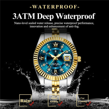 28MM Fashion Quartz Wristwatches New Ladies Watches For Woman Luxury Diamond Small Gold Watch Women Tudo Por 1 Real Reloj Muje