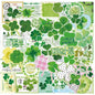 50 Fresh Green Clover Stickers for Scrapbooking and DIY Decor | Aesthetic Stationery Set