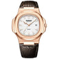 New Casual Business Fashion Quartz Wristwatches Rose Gold Clock Men Luxury Watch Automatic Watches Mens Black Relogio Masculino