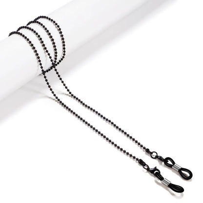 JWER Fashion Woman Sunglasses Chain Cylinder Bead Chain Anti-Falling Glasses Eyeglasses Cord Necklace Mask Chain for Women Gifts