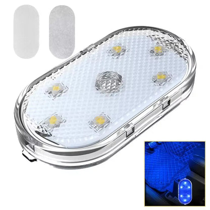 USB Charging LED Touch Light | Mini Wireless Car Interior Lamp for Trunk and Roof