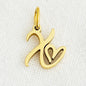 SUNIBI Heart Art Initial Alphabet Pendant DIY Name Customized Birthday Gift Stainless Steel Women Fashion Jewelry A-Z Wholesale