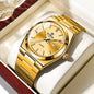 New Casual Business Fashion Quartz Wristwatches Movement Silver Clock Men Luxury Watch Automatic Watches Mens Gifts Reloj Hombre