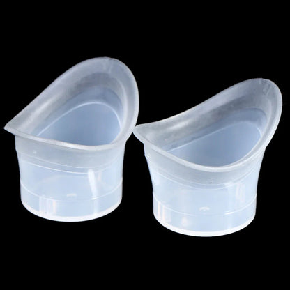 2pcs Silicone Eyewash Cup | Soft Reusable Eye Bath Cup for All Ages