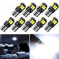 10PCS W5W T10 5730 LED Bulbs Canbus 12V | Car Interior Dome Map Light Parking Signal Lamp