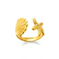 Cute Cat Claw Open Rings For Women Stainless Steel Gold Color Temperament Animal Finger Ring 2025 New Fashion Couple Jewelry
