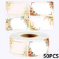 Sunflower Sticker Roll Pack | 50-250 Custom Name Labels for Home Organizing