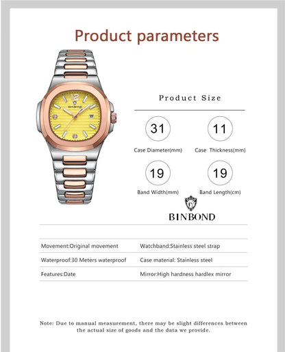 31mm New Digital Fashion Quartz Wristwatches Ladies Watches For Woman Luxury Small Gold Diamond Watch Women Clock Reloj Muje