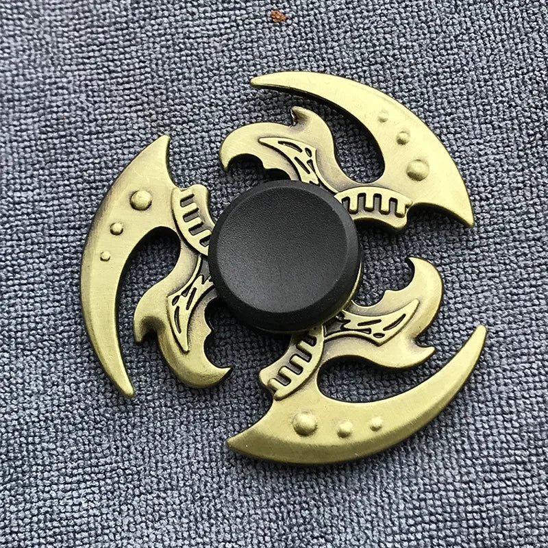 Bronze Metal Alloy Fidget Spinner | R188 Mute Bearing Hand Spinner for Stress Relief