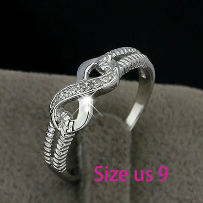 925 Sterling Silver Frosting Geometry Ring | Textured Wide Band for Women