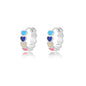 Zircon Heart Pendientes Earring For Women Stainless Steel Gold Color Piercing Earring 2025 Trend Jewelry aretes Accesorios mujer