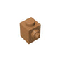 Gobricks GDS-635 BRICK 1X1 W. 1 KNOB | Single Side Bump Building Block Compatible with Lego 87087