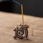 Creative Incense Holder Boat | Old Men Fishing Japanese Style Incense Stick Burner