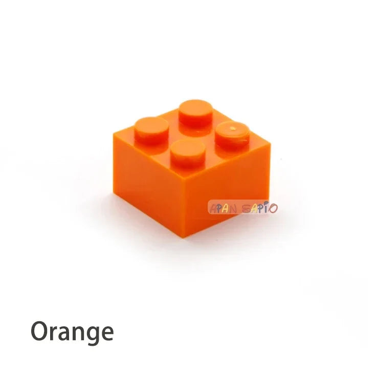 60pcs DIY Building Blocks Thick Figures Bricks 2x2 Dots | Educational Creative Toy for Children