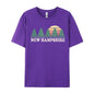 New Hampshire NH Vintage Retro 70s Cosie Men's Fashionable Custom Tees O Neck Pure Cotton Top T-Shirts Casual T-Shirts
