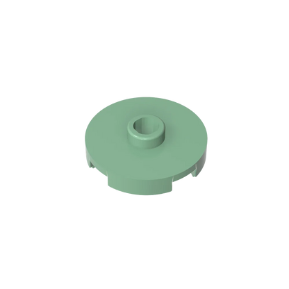 Gobricks GDS-1041 Tile Round 2x2 with Open Stud | Compatible Building Block for DIY Educational Kits