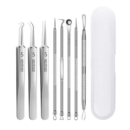 Ultra-Fine Blackhead Remover Tweezers | Precision Acne Extraction Tool