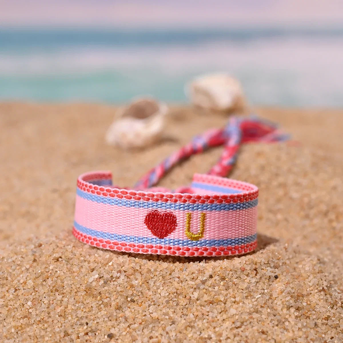 Handwoven Initial Letter Bracelet | Personalized Friendship Gift for Women