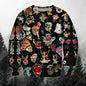 Men's Sweatshirts 3d Characters And Animal Graphic Long Sleeve Printed T-Shirts Loose O-Neck Hoodies Oversized Men Clothing Tops