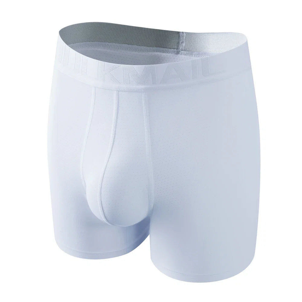 Sexy Men Underwear Men's Boxer 3D Hammock-shaped Pouch Designed Breathable Mesh Panels Men Boxershorts Trunk Male Underpants