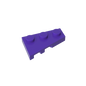 Gobricks GDS-547 Wedge Plate 3 x 2 Right | Compatible Building Block for DIY Creations